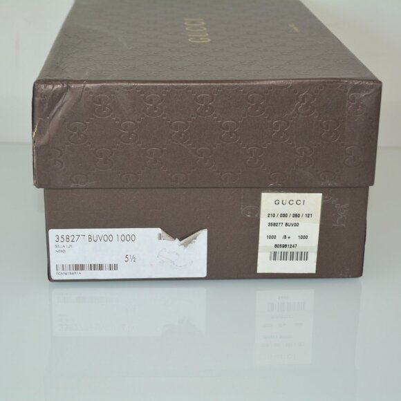 NIB GUCCI GOODYEAR SELLA LUX LEATHER LACE UP SHOES - Picture 12 of 12